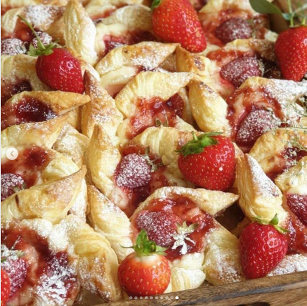 Strawberry Pinwheels
